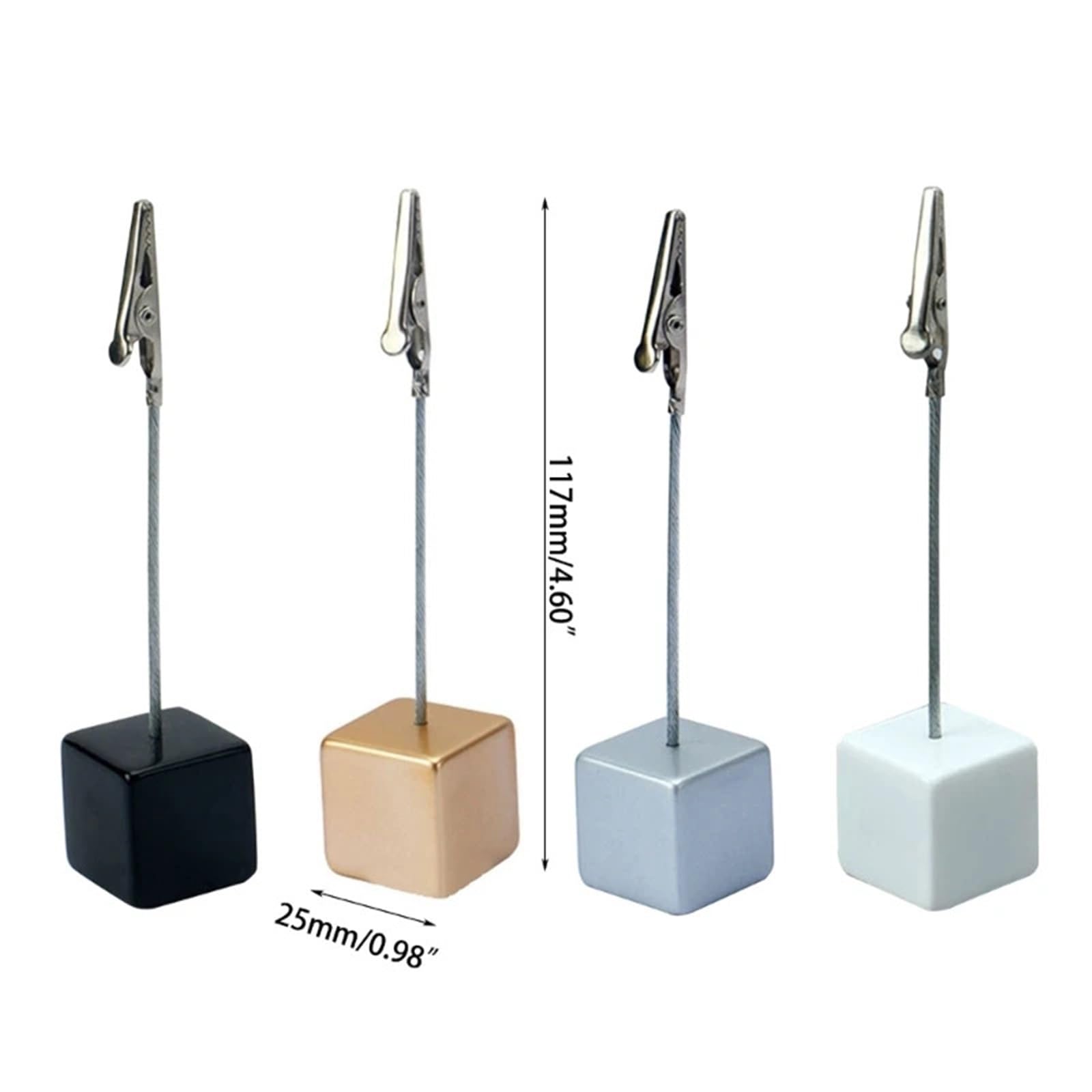 Soporte de clip para notas, 10 unidades, soporte con cierre, para fotos, tarjetas, papel, notas, para uso en casa, oficina, mesas, tienda, etiqueta, oficina, boda, fiesta