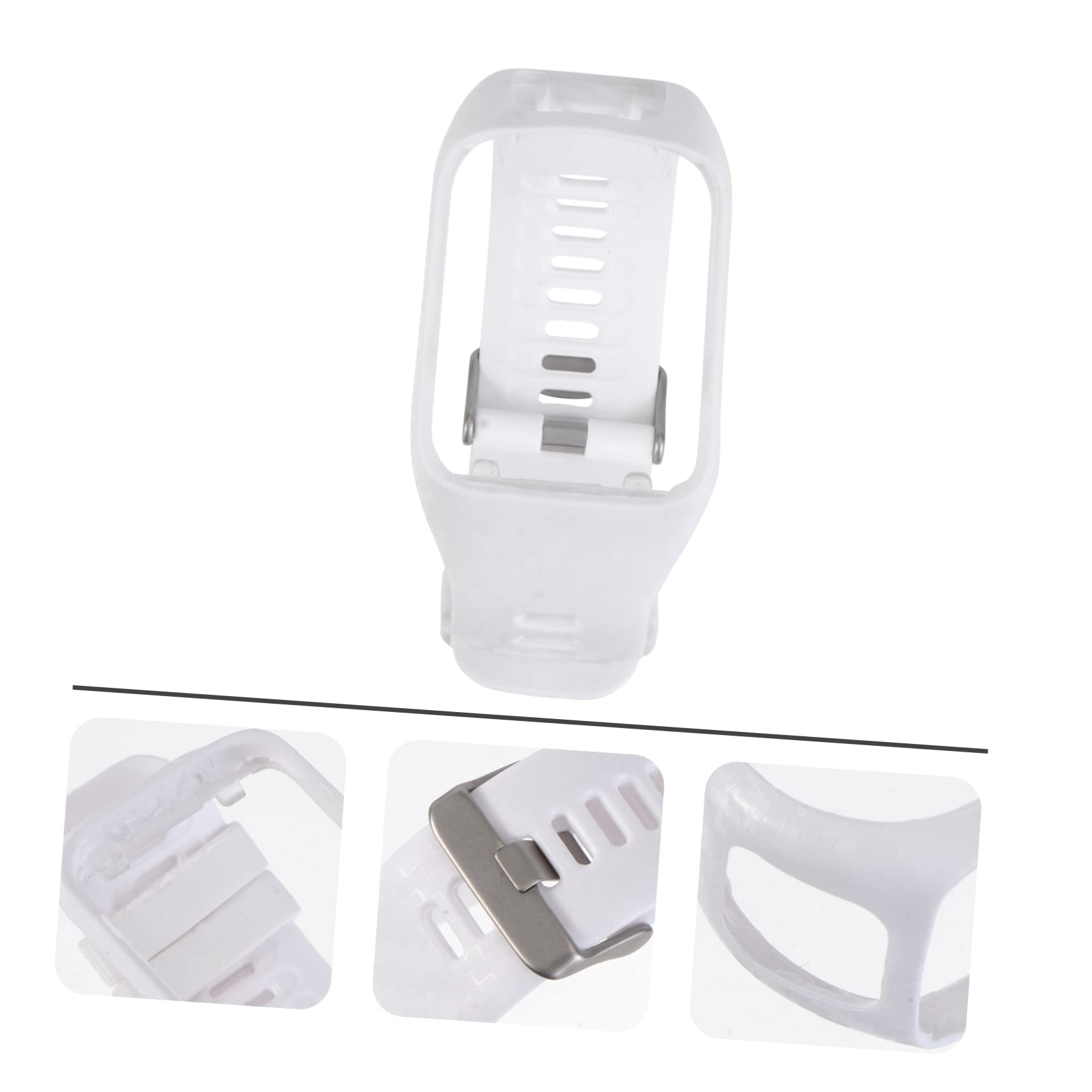 Housoutil Lot De 3 Bracelets De Rechange Pour Montre Connectée Grainé Boutons Entièrement Accessibles Installation Facile
