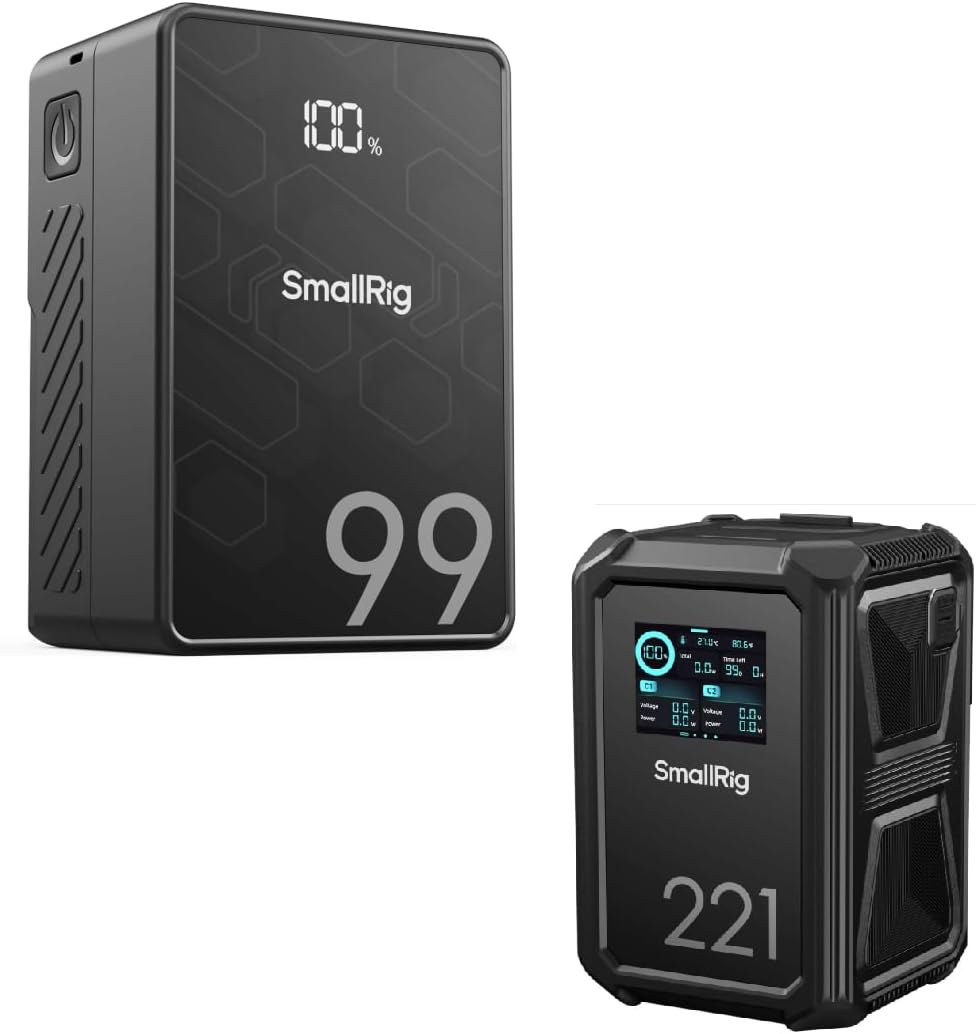 SMALLRIG V Mount Battery VB99 SE and X221