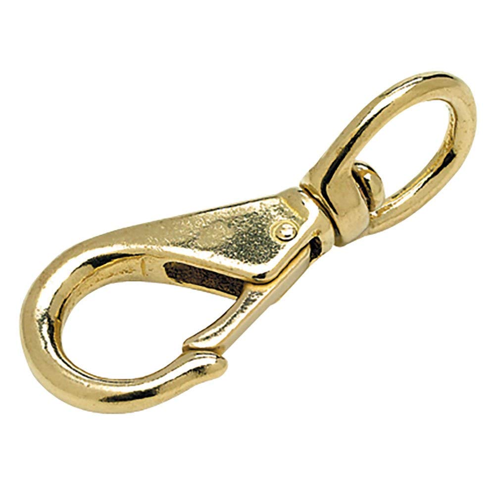 Seachoice Swivel Eye Snap, Cast Brass, Various Sizes