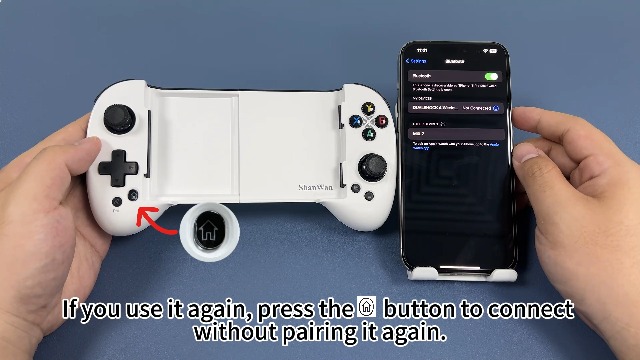 ShanWan Smartphonecontroller Android/iOS, mobiele gamepad met