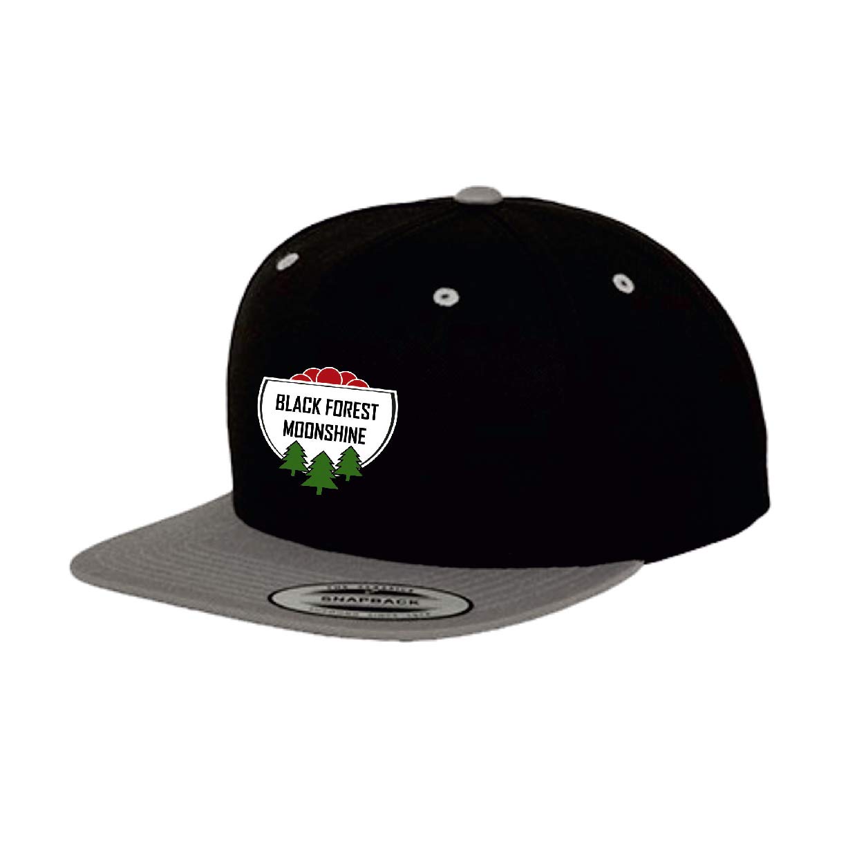 Snapback cap black.