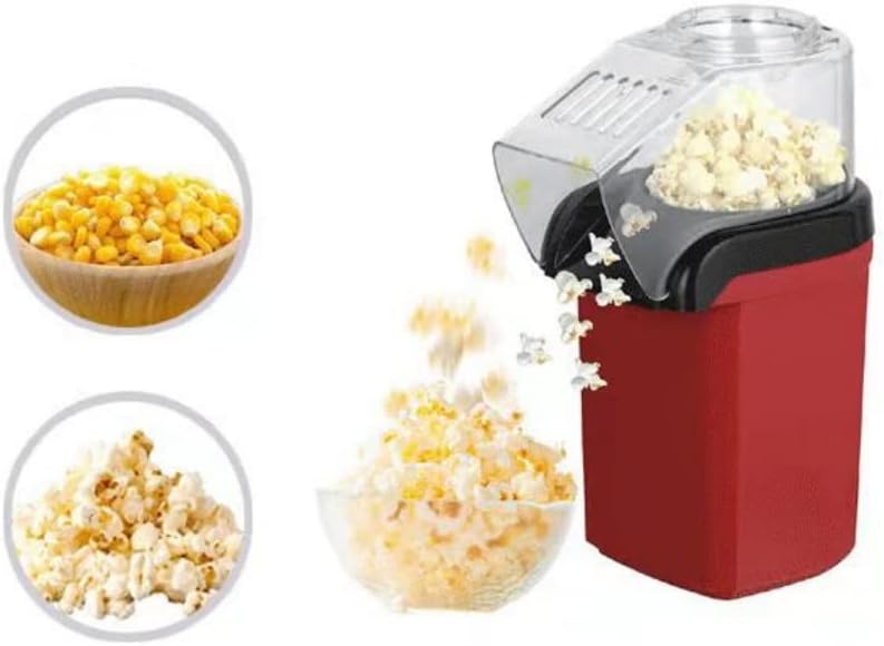 Miniatura 2 de Mini máquina de palomitas de maíz para el hogar, pequeña máquina eléctrica de palomitas de maíz de aire caliente, sin mesa de aceite, máquina de
