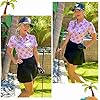 Women's Pink Plaid Golf Shirt Short Sleeve Tennis ... #1