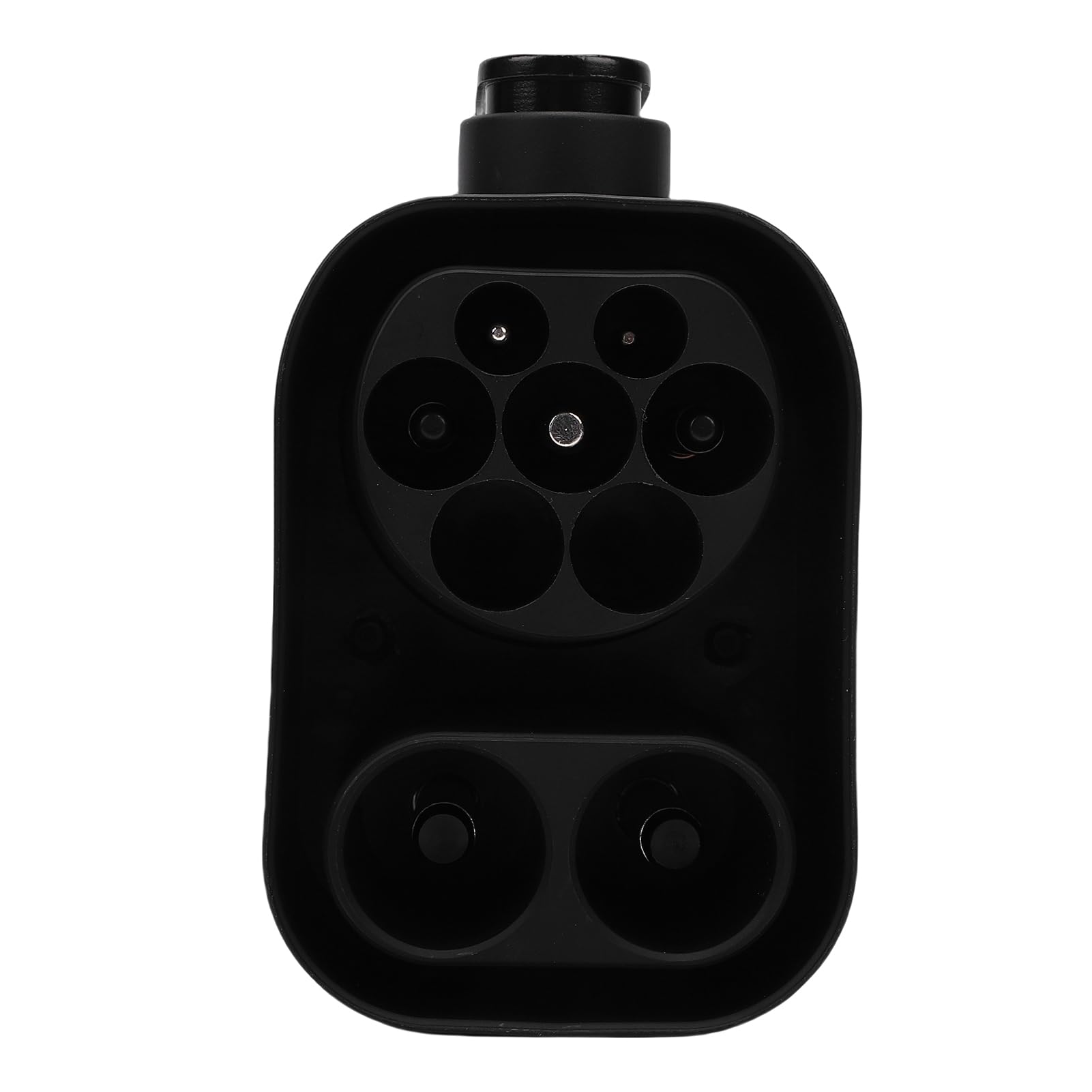 Dilwe Adapter CCS2 do CCS1 Metalowy Plastikowy Adapter do ładowania Pojazdów Elektrycznych 1000 V 250 A z Monitorowaniem Temperatury i walizką Przenoszenia dla Kierowców Pojazdów Elektrycznych CCS1