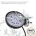 YITAMOTOR LED LIight Bar 4PCS 4Inch 27W Round Work Light Pod Lights Spot Beam Off Road Driving Fog Waterproof Truck Car ATV SUV Boat 4WD ATV 12V, 2 Years Warranty