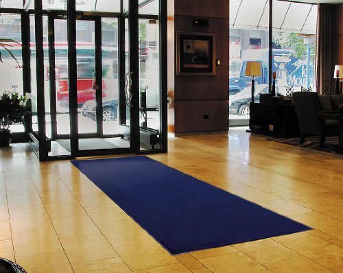 Notrax 130 Sabre™ Vinyl Backed Entrance Mat, For Home Or Office, 3' X 4' Navy #TOP28