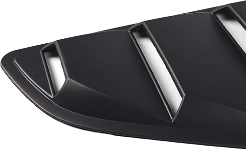 Miniatura 6 de Para 2015 2016 2017 2018 compatible con Ford Mustang GT V6 Ventilaciones Estilo Cuarto 1/4 Ventana Lateral Cubierta de la Cuchara