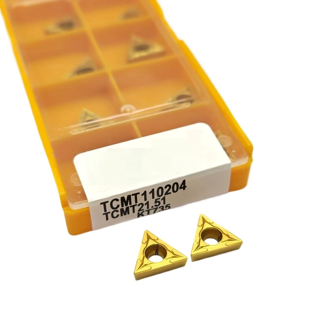10 PZ Inserto In Metallo Duro Per Tornitura Utensile Per Tornio CNC Per DCMT0702 TCMT1102 Utensili Per Tornio(TCMT110204 KT735)