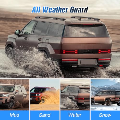 Image of Nilight Mud Flaps Splash Guards for Hyundai Santa Fe 2024 2025 2026 | No Drilling Precision Fit Exterior Accessories Heavy-Duty Splash Guards Protection, Front & Rear Set