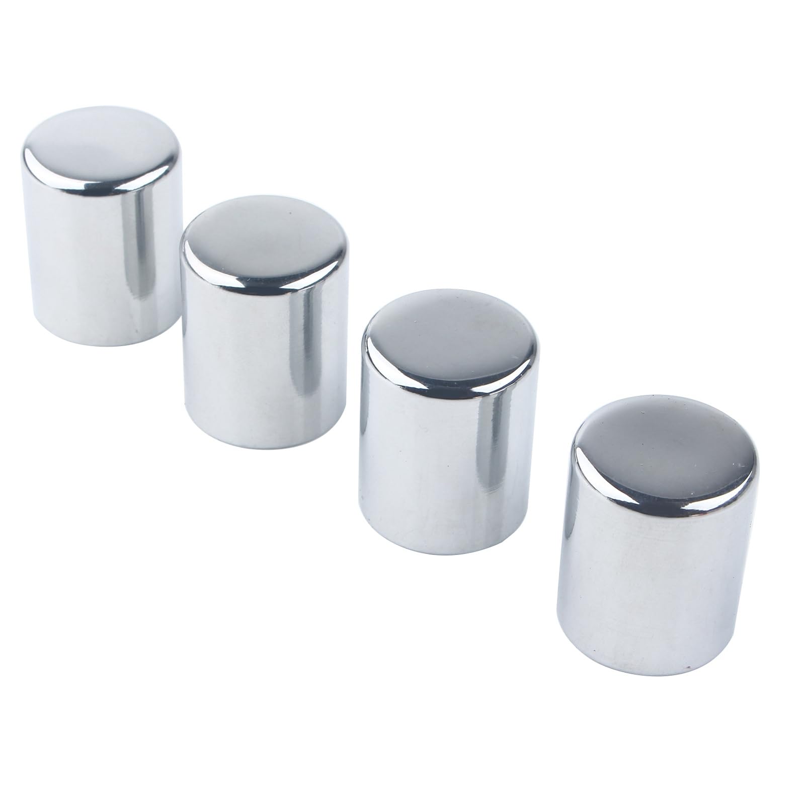 Kit de 4 caches de quincaillerie d'accueil amovibles à 4 points pour Harley Davidson Touring Street Glide Electra Glide Road Glide Road King (Chrome)