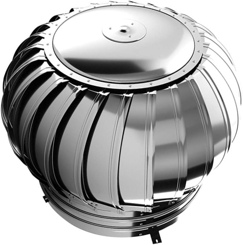 Chapeau de cheminée rotatif évite le refoulement de fumée pour buse 250 mm
