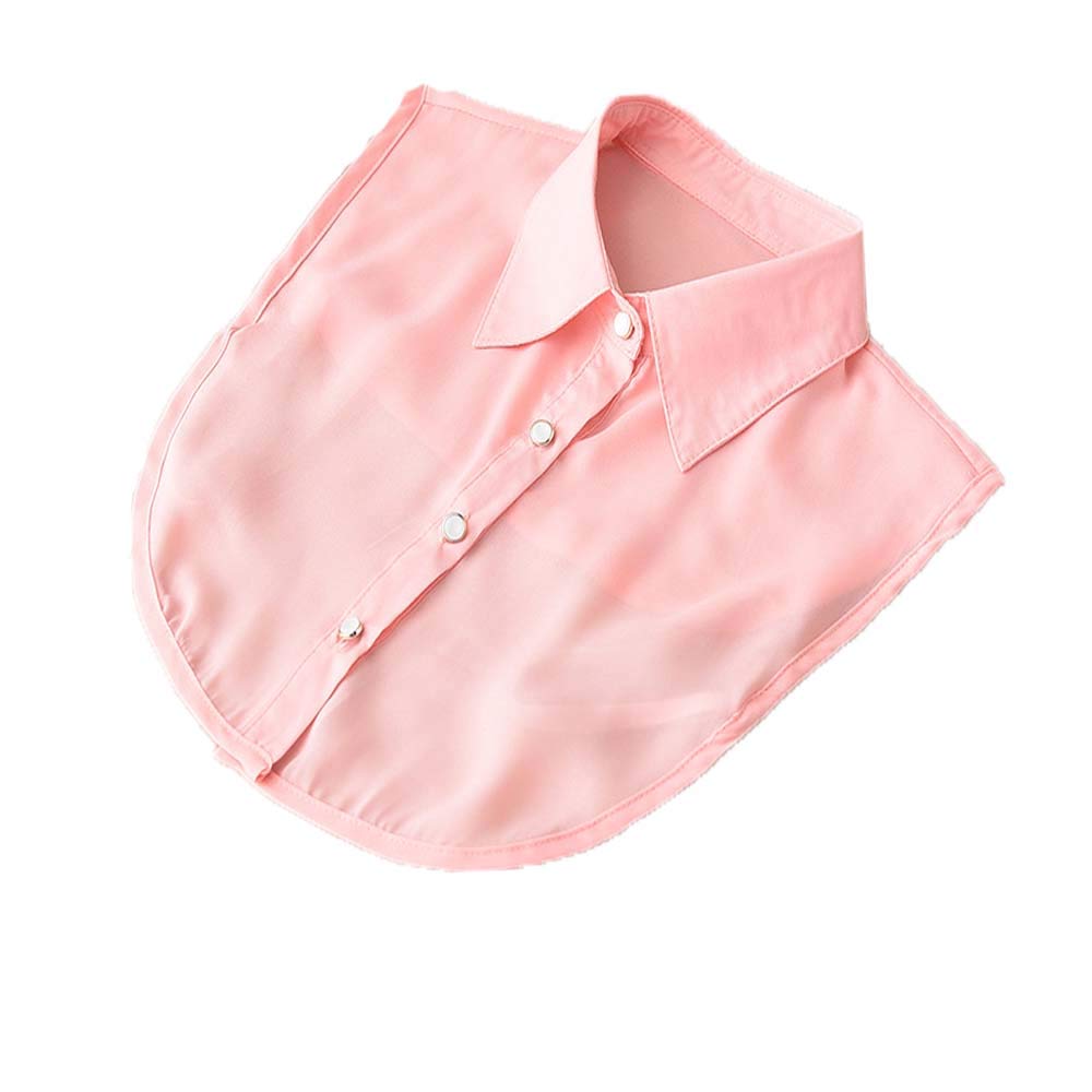 YEKEYI Lady Half Shirt Blouse - Detachable Collar Dickey for Women