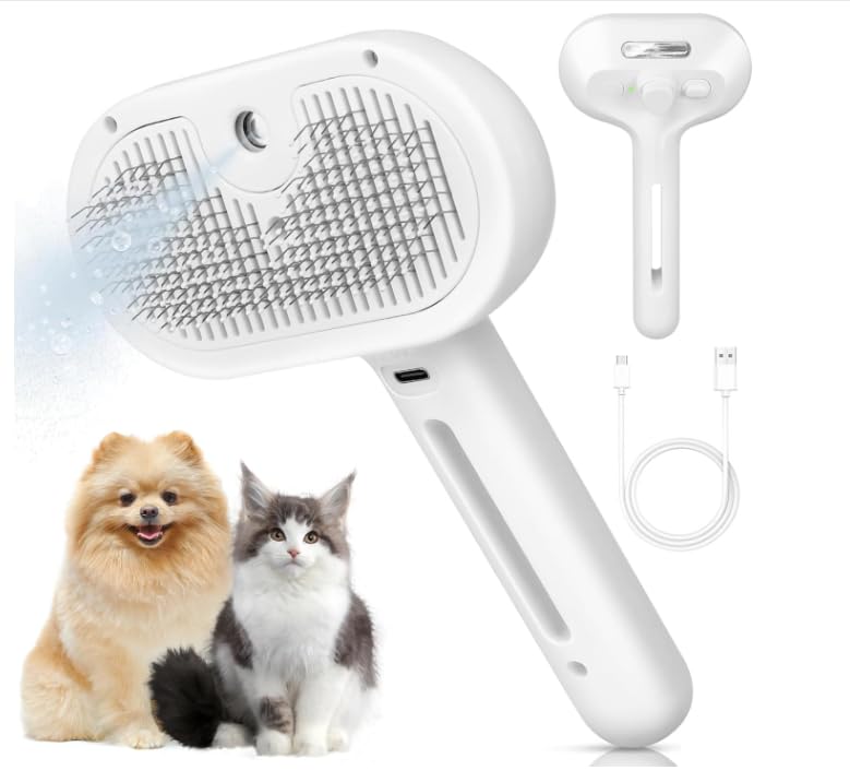 ペット用ブラシ 犬用ブラシ 短毛 中毛 長毛 猫用 犬用 くしブラシ 猫犬通用 USB充電