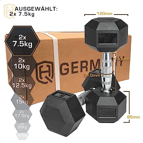 Hexagon Hanteln | 2.5-37.5kg | Starter-Sets | ±1,5% Gewichtstoleranz – Bild 6
