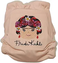 Fralda Ecológica AURORINHA SUSTENTÁVEL Pocket Inspiração FRIDA KAHLO Tamanho Único 4kg/18kg