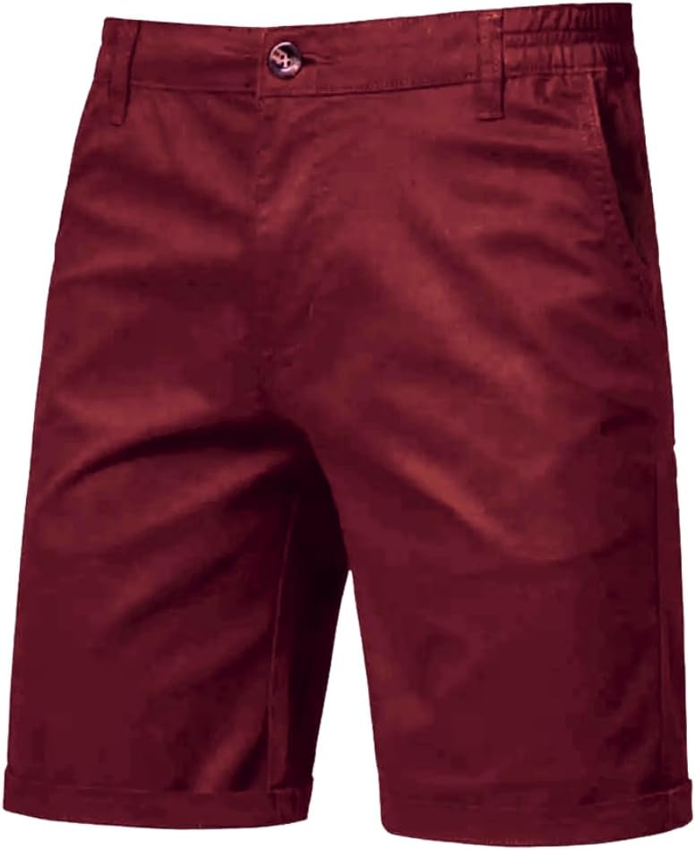 Bermuda De Sarja Masculina Slim Color Alfaiataria Sport Fino de Algodão com Elastano Diversas Cores