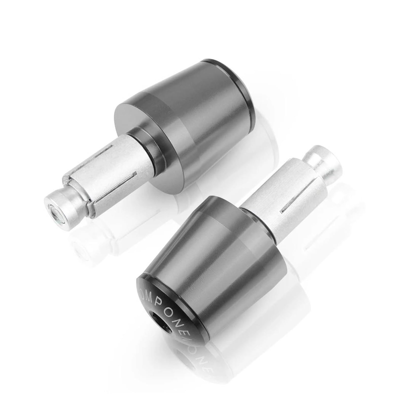 Poignées moto 22mm CNC gris idéales pour les trajets en CB 1100