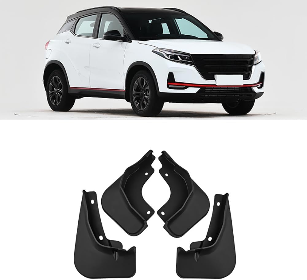 RESKIU 4PCS Mud Flaps for Fencon500 2022, Splashproof No Drill Easy Install Front Rear Wheel Protection Fender Mudflaps All-Weather Splash Guards