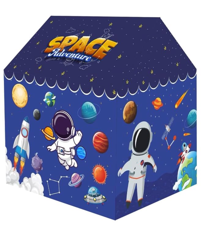 Image of Space Playhouse Tent for Kids, Play Tent for Girls and Boys, Indian Play Tent for Kids (Without LED Light)