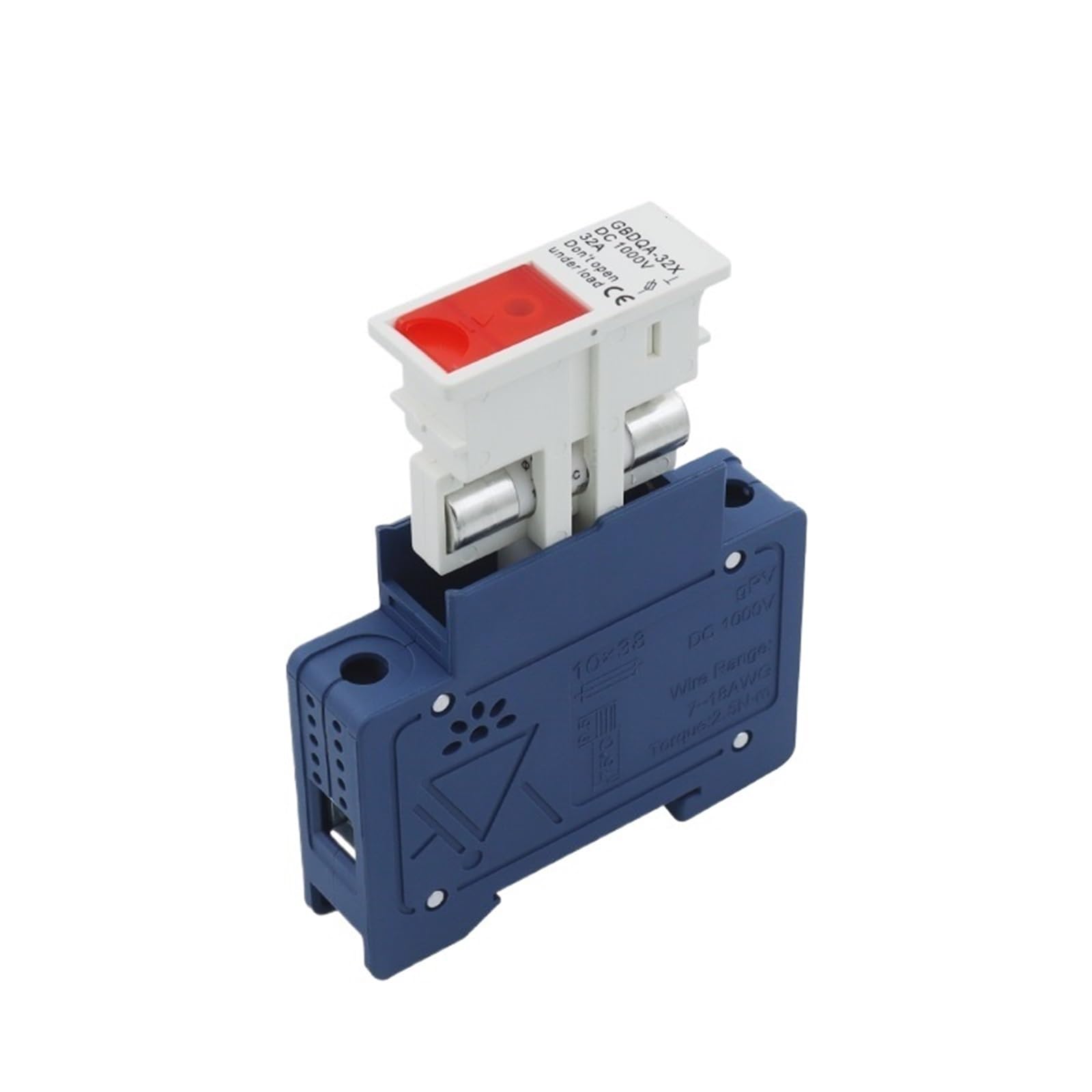 1 pz GBDQA-32 1P DC1000V 32A Fusibile Fotovoltaico Energia Solare Sistema di Energia Rinnovabile Fusibile(GBDQA-32X)