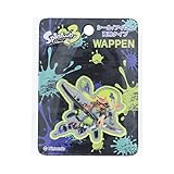 稲垣服飾(Inagakihukushoku) スプラトゥーン3 ワッペン インクリング 横6.5cm×縦5.5cm シール・アイロン接着両用 TOS014