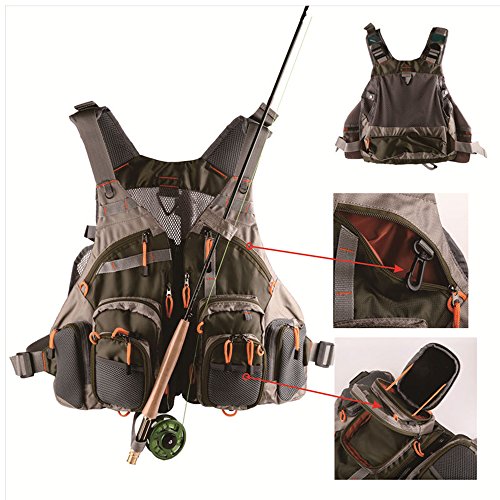 Lowpricenice Mesh Fly Fishing Vest (Adjustable Size)