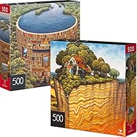 2-Pack Spin Master 500-Pieces Jigsaw Puzzles