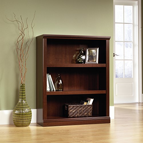 Sauder Select Collection 3 Shelf Bookcase, Select Cherry Finish #TOP1
