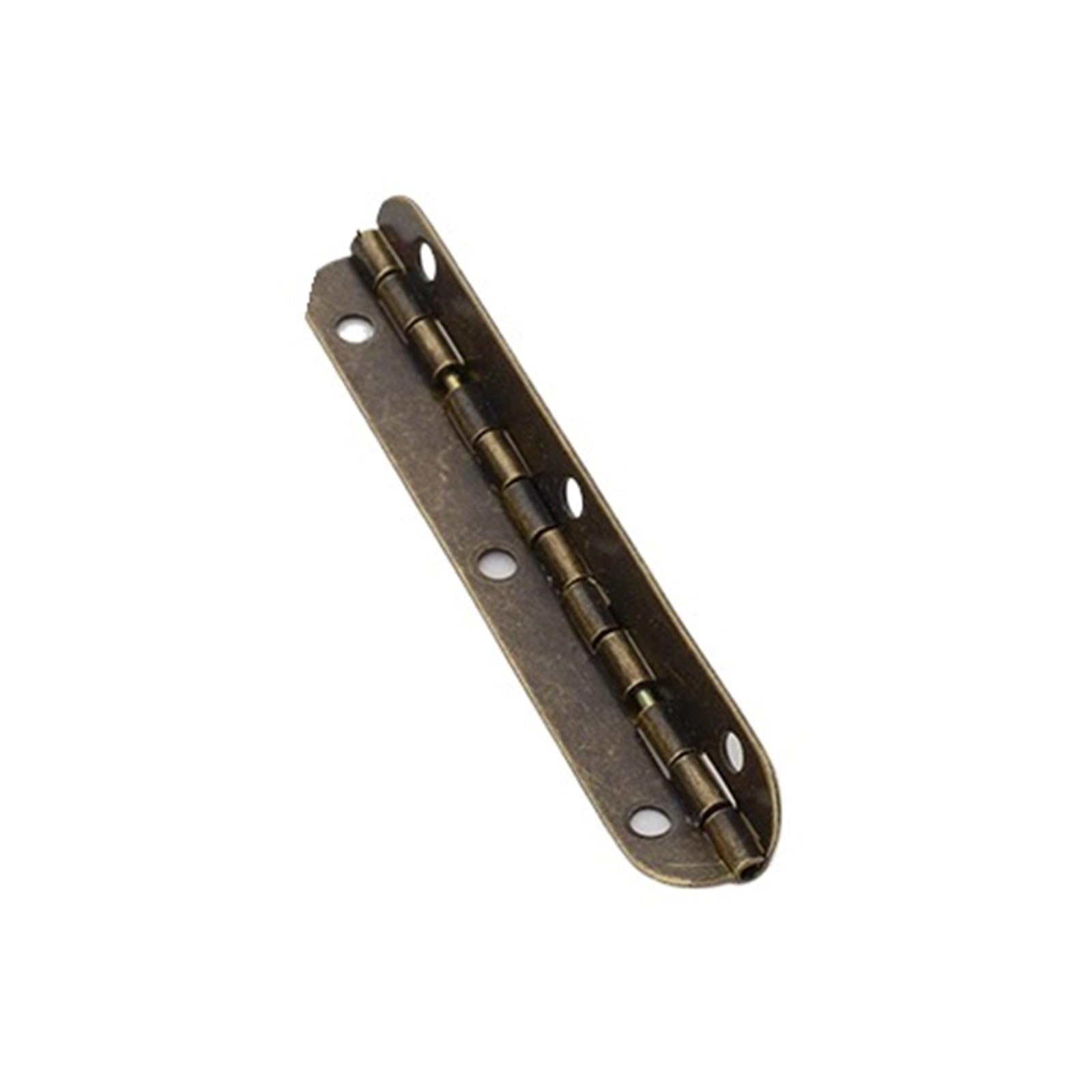 50Pcs Steel 2.5" Continuous Hinge Piano Jewelry Gift Box with Screw(Bronze 90Degrees)