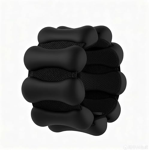 Miniatura 6 de Juego de pesas ajustables para muñeca y tobillo (2 piezas, 1 libra cada una) - Unisex. Pulseras de peso de muñeca adecuadas para fitness en casa,