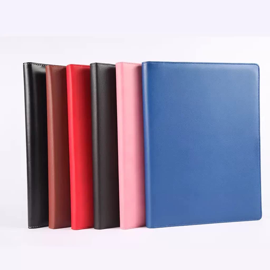 Teczka A4, segregator roboczy, teczka A4, teczka do przechowywania, teczka z papieru ze sztucznej skóry, organizer na dokumenty, etui z uchwytami na wizytówki, na rozmowę konferencyjną