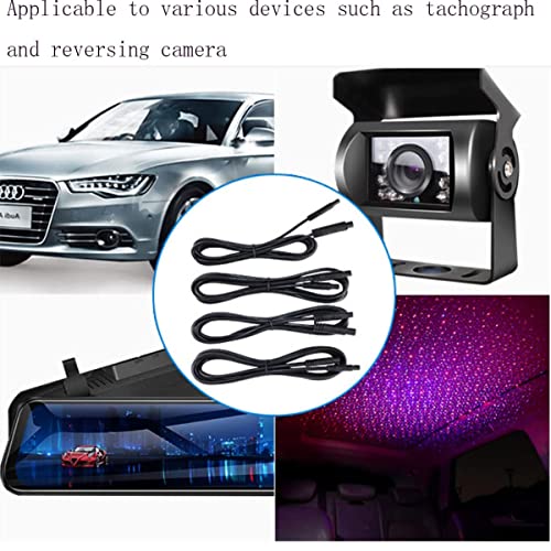 Image of 5 Pin Reversing Camera Extension Cable, 5 Pin Male to Female Rear View Video Cable Suitable, for Driving Recorder Backup Camera Cable (16FT /5M)