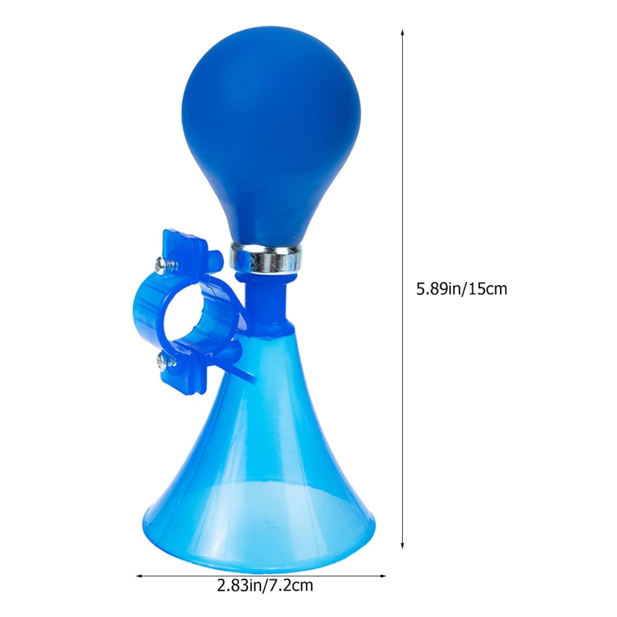 Balacoo 2Pcs Bike Bugle Horn Manual Air Squeeze Horn for Mountain Road Bikes Loud Sound Design Safety Warning Tool for Cyclists