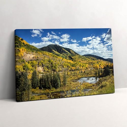 Tableau sur toile montagne pour illuminer un mur sombre 60x40