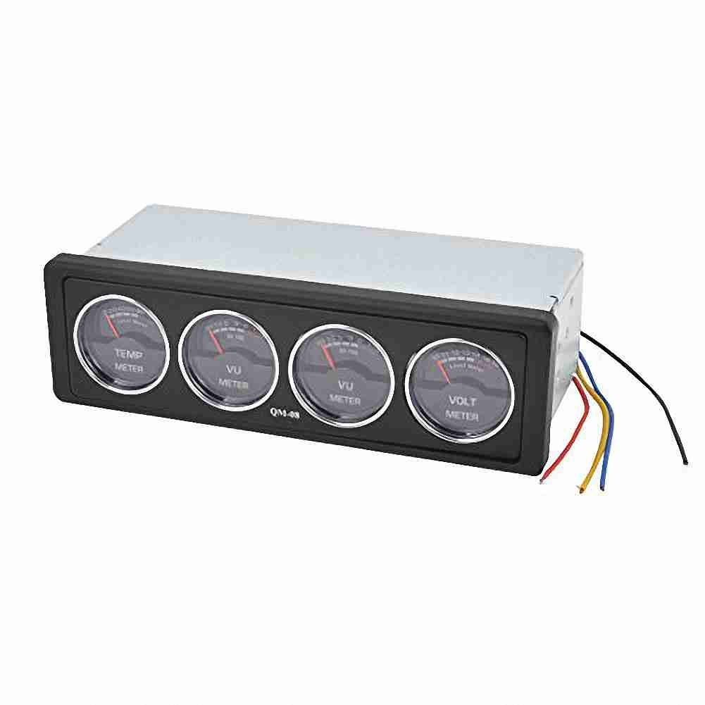 Move&Moving(TM) Analog Audio Level Volume Unit VU Voltage Temperature Meter for Car