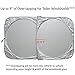 Automotive Windshield Sunshades with Storage Pouch by A1 Car Shield Sun Protector Shades for Windshield Sun Blocker Foldable XXL