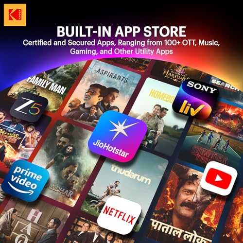 Image of Kodak 80 cm (32 inches) 9XPRO Series HD Ready Certified Android LED TV 329X5051 (Black)