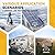 Power Queen 4 Pack Mini LiFePO4 Lithium Battery, 12V 100Ah Battery with Built-in 100A BMS, 1280Wh Energy, Up to 15000 Cycles, 10-Year Lifespan for Home Solar Energy System, RV, Camping