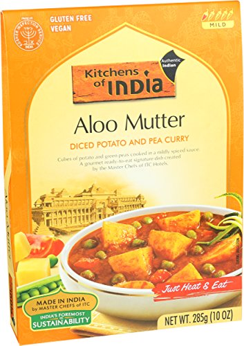 Kitchens of India Ready to Eat Aloo Mutter, Diced Potato and Pea Curry