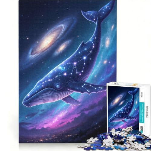 Rompecabezas de 1000 piezas de la Ballena Cósmica, ideal para la lista de deseos de Papá Noel