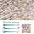 Nicesungdeco Peel and Stick 3D Natural Stone Mosaic Backsplash Tiles, 12" x 12" 5-Sheet Backsplash Self Adhesive Tiles for Kitchen Fireplace Vanity (Grey Gold)