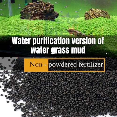 Image of VAYINATO 9 Kg Planted Aquarium Black Soil Loose Substrate Aqua Soil by Petzlifeworld