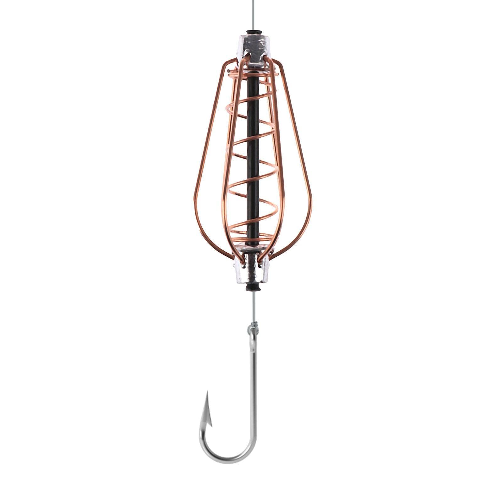 Onlynery 15G Fishing Bait Cage - Spring Fishing Feeder Bait Thrower | Coarse Fishing Carp Fishing Tackle Bait Cage Basket Feeder Holder