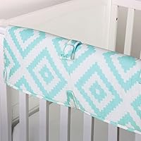 Algopix Similar Product 14 - Teal Blue Diamond Tile Print Cotton