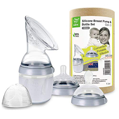 Image of haakaa Manual Breast Pump Breast Milk Catcher Gen 3 Multi-Functional Breastfeeding Set 5.4oz