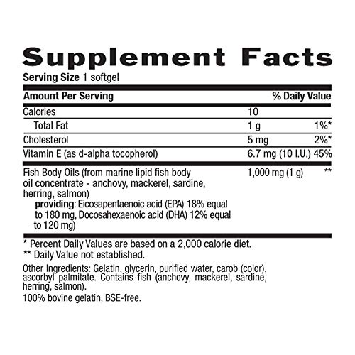 Omega 3 1000mg - Country Life - 200 Softgels Country Life