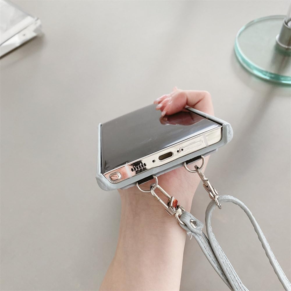 Funda con Soporte de Anillo para Samsung Galaxy S23 S22 S21 S20 FE Plus Note 20 Ultra A54 A34 5G Funda de Cuero con cordón y Tarjetero Cruzado, marrón, para Galaxy A53 5G