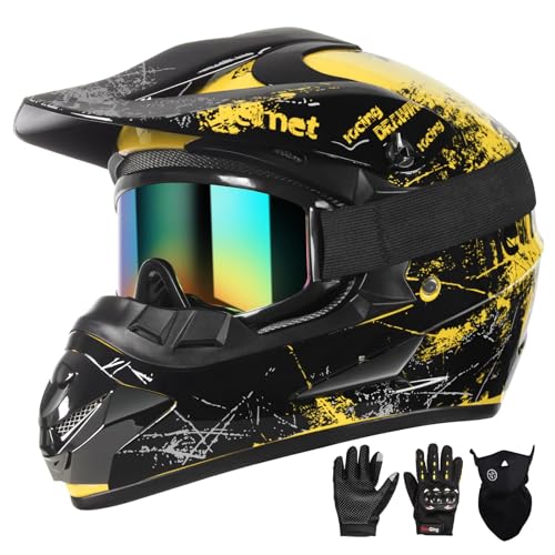 SPARK Dirt Bike Helmets Kids Motorcycle Helmet Youth ATV Motocros...