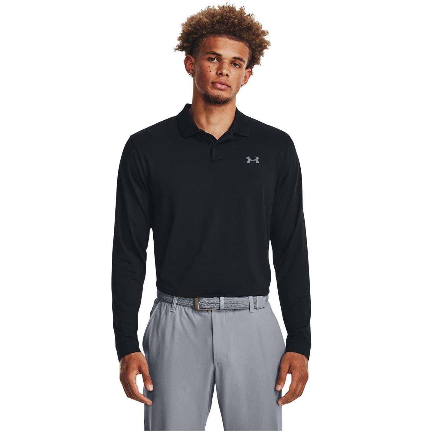 Under Armour Performance Polo 3.0 Long Sleeve Polo da Golf Uomo (Pacco da 1)